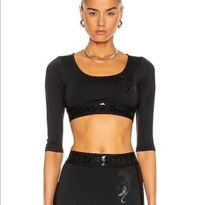 Dundas noor crop long sleeve sports top NWT